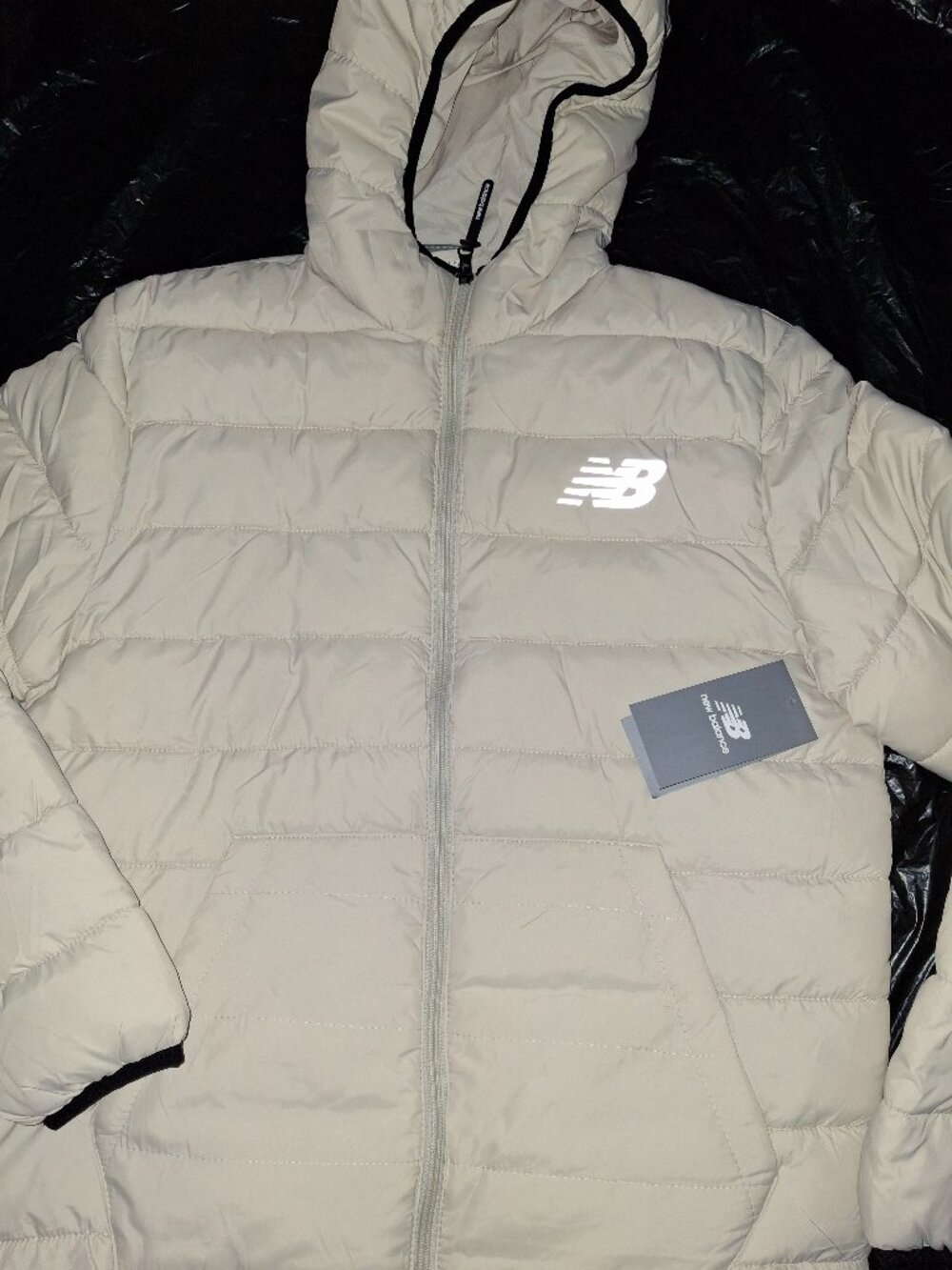NWT New Balance Puffer Quilted Tech Jacket Mens Small